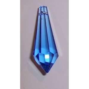 Swarovski Strass Sapphire Blue Crystal Icicle U drop Crystal Prisms 