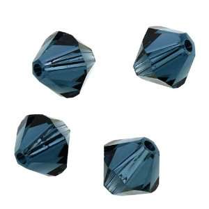  Swarovski Crystal Bicones 5328 6mm Montana Beads (20 