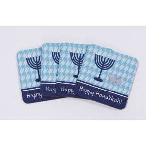  Personalized Hanukkah Coaster Set