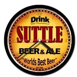  SUTTLE beer and ale cerveza wall clock: Everything Else