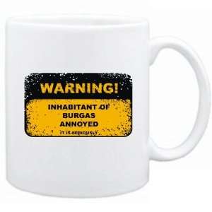 New  Warning  Inhabitant Of Burgas Annoyed  Bulgaria Mug City 