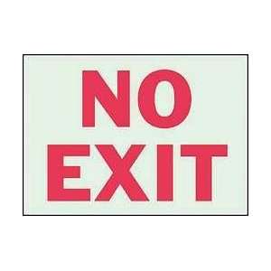 Sign,7x10,no Exit,plastic   BRADY  Industrial & Scientific