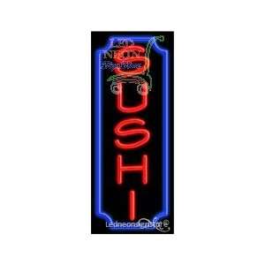 Sushi Neon Sign 13 inch tall x 32 inch wide x 3.5 inch Deep inch deep 