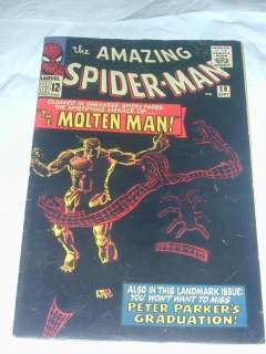 AMAZING SPIDER MAN #28 VS 1st Molten Man! All STEVE DITKO Art! Very 