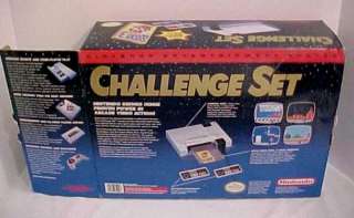   CHALLENGE SYSTEM COMPLETE IN BOX W/SUPER MARIO GAME,2HC RARE F279001