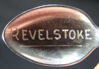 Old Revelstoke British Columbia Sterling Silver Spoon  