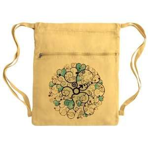   Messenger Bag Sack Pack Yellow Male Love Peace Symbol 