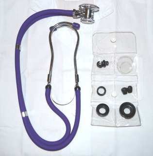 Kids Purple Stethoscope REAL Working Childrens Doctor and Nurse 