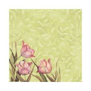    Spring Blossom Flat Paper 12X12 Tulips: Arts, Crafts & Sewing