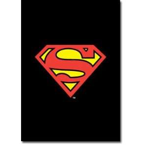  Superman   (Logo) Black Textile Poster: Home & Kitchen