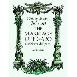   di Figaro) in Full Score [Paperback] Wolfgang Amadeus Mozart Books