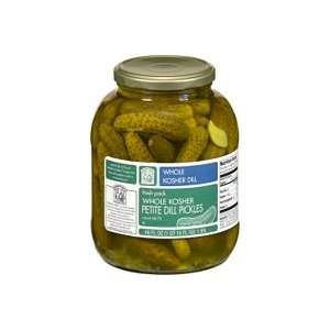 Bakers & Chefs Kosher Petite Pickles   46oz:  Grocery 