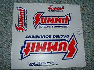 NASCAR large stickers Summit Racing Equipment DD  