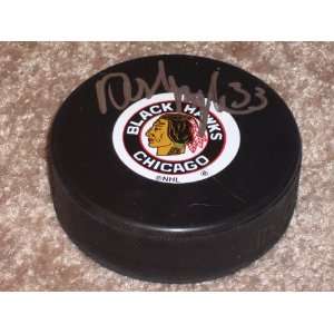  Dustin Byfuglien Autographed Chicago Blackhawks Original 