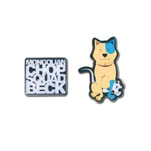  Beck Mongolian Chop Squad Icon & Beck Dog Pin Set: Toys 