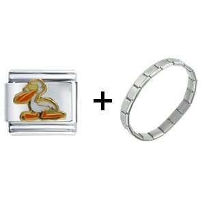  Pelican Jewelry Italian Charm: Pugster: Jewelry