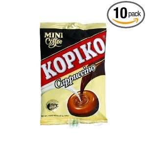 10 Bags Kopiko   Cappuccino Candy 4.23 Oz  Grocery 