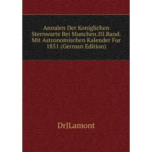   Kalender Fur 1851 (German Edition) (9785875655777) DrJLamont Books