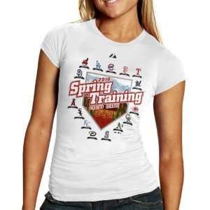   Spring Training Cactus League Ladies White T shirt: Sports & Outdoors