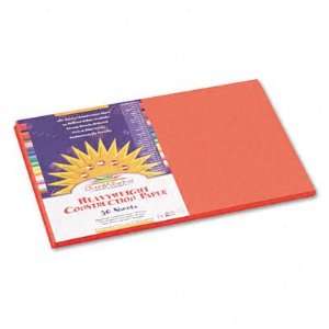   Construction Paper Orange 50 sheets 12 x 18 Office Products