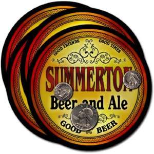  Summerton, SC Beer & Ale Coasters   4pk 