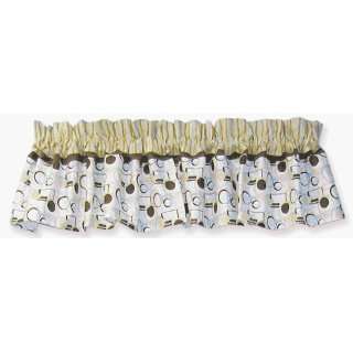   : Bedding Valance for Cocoa Dot Crib Bedding Set   By Trend Lab: Baby