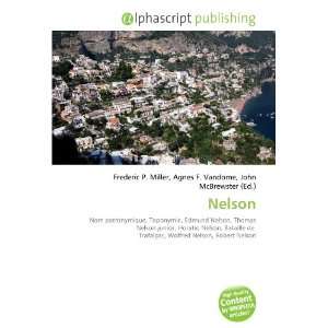  Nelson (French Edition) (9786132838636) Books