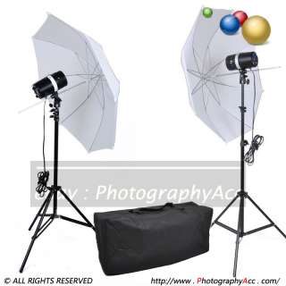   Studio Mini Flash Kit 200w strobe+ Reflective Umbrella + 2m Stand