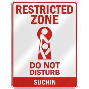   RESTRICTED ZONE DO NOT DISTURB SUCHIN  PARKING SIGN: Home Improvement