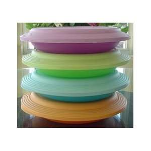  Tupperware Impressions Double Plate Set of 4 Everything 