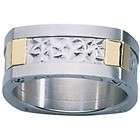 DOLAN BULLOCK 18K/StSl / Titanium Ring SZ10 $240 RTL  