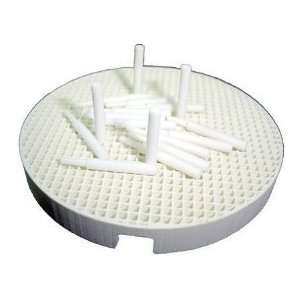  2 Honeycomb Trays w/ 20 Ceramic Pins: Health & Personal 