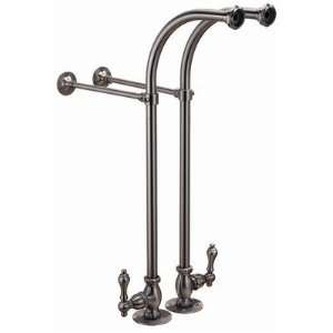  Rigid Freestanding Bath Faucet Handle Type: Hot and Cold 