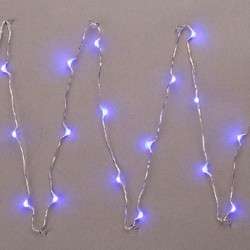   36 Battery Operated Timer Micro LED Light Wire String 4 colors  
