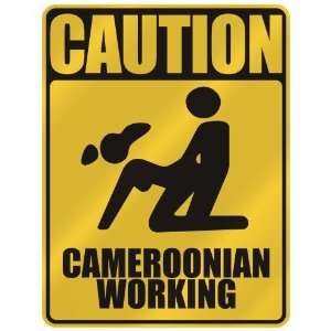   CAUTION  CAMEROONIAN WORKING  PARKING SIGN CAMEROON 
