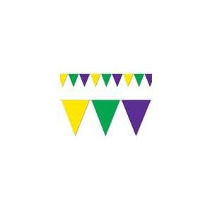  GREEN GOLD AND PURPLE PENNANT BANNER Health & Personal 