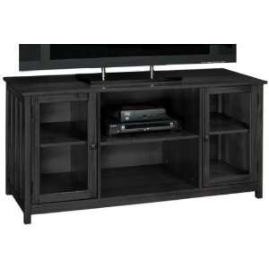  Mission style Tv Stand With Glass Doors: Home & Kitchen