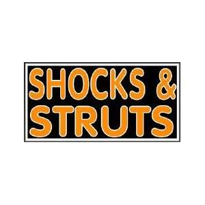  Shocks Struts Backlit Sign 15 x 30