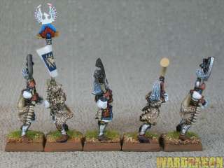 WDS painted High Elf White Lions of Chrace Command d80  