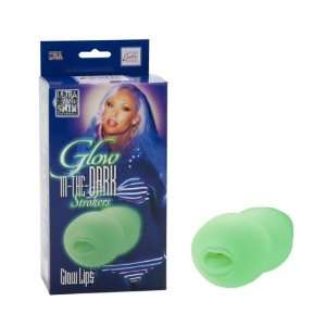   Glow in the dark Strokers   Glow Lips, Green: Health & Personal Care