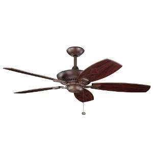  Canfield Collection 52ö Tannery Bronze Ceiling Fan with 
