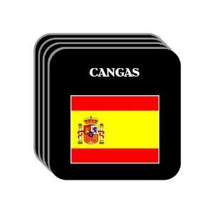  Spain [Espana]   CANGAS Set of 4 Mini Mousepad Coasters 