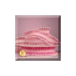    1ea   1 X 10 Yds Pink Ruffle Ribbon: Health & Personal Care