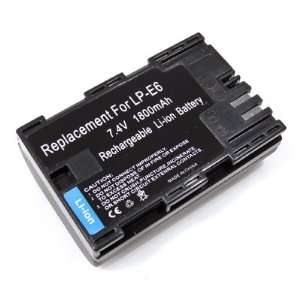  Battery for Canon LP E6 LPE6 EOS 7D 60D 5D Mark ii LP E6 