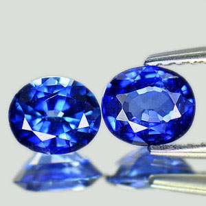 matching pair oval natural royal blue sapphire ceylon lifetime buyback