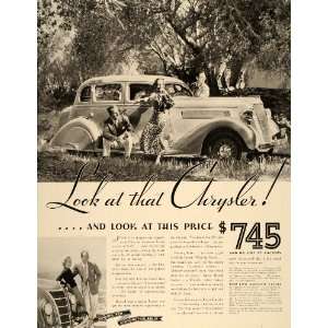 Ad Chrysler Motor Cars Airflow Six Eight Airstream   Original Print Ad 