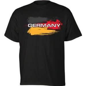  Germany Black Horizontal Streaky Flag International T 