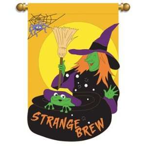  Strange Brew Witch Halloween Flag Patio, Lawn & Garden