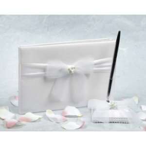  Stephanotis Wedding Guestbook and Pen Set