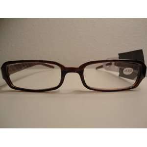  Georgio Caponi Reading Glasses, Red Frame with Grey/Silver 